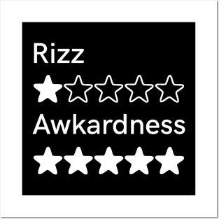 Rizz or awkardness Posters and Art